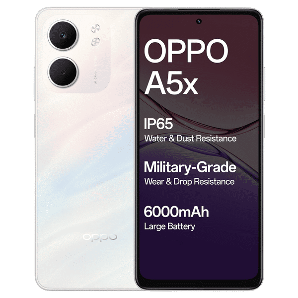 Buy oppo A5x 5G (4GB RAM, 128GB, Laser White) Online - Croma
